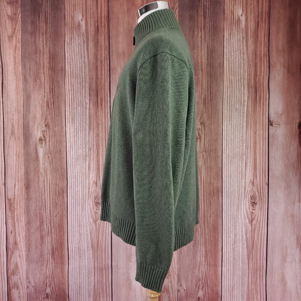 Vintage Polo by Ralph Lauren Mens XXL 1/4 Zip Pullover Sweater Mock Neck Pony - Picture 2 of 15